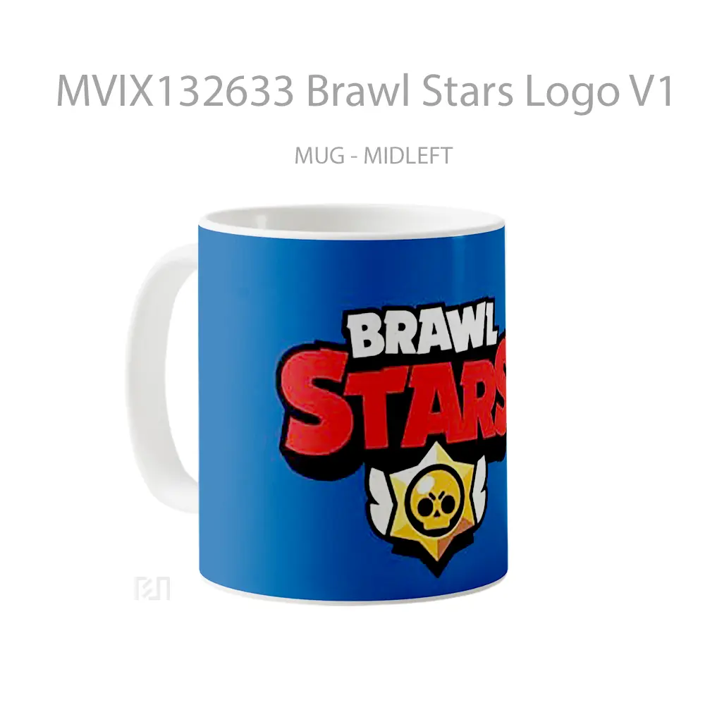 Mug Brawl Stars Logo V1 Gelas Astronomi - All-side / Desain