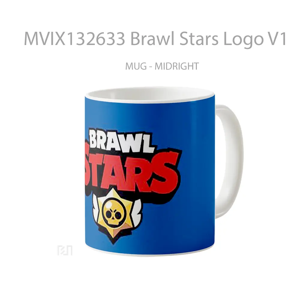 Mug Brawl Stars Logo V1 Gelas Astronomi - All-side / Desain