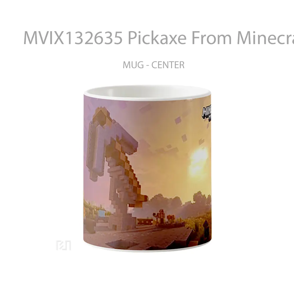 Mug Pickaxe From Minecraft Cangkir Gamer