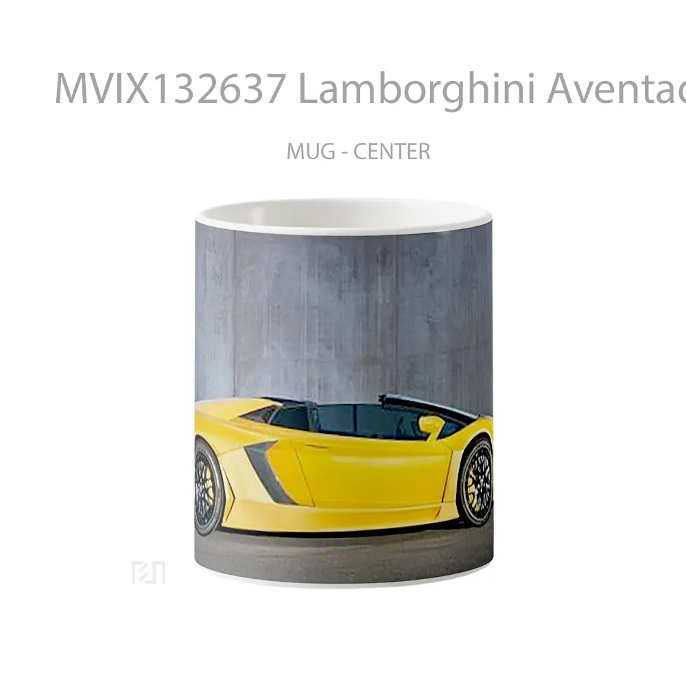 Mug Lamborghini Aventador Roadster Cangkir Mobil
