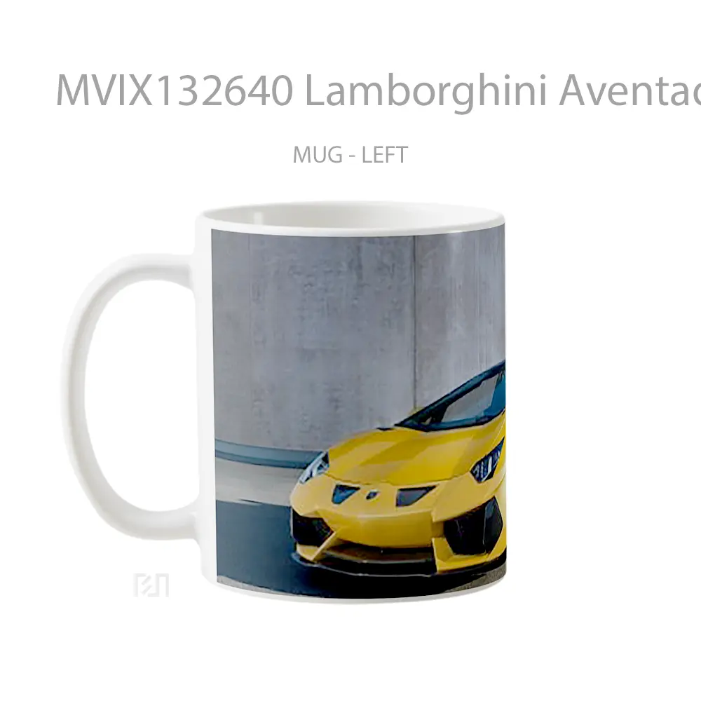 Mug Lamborghini Aventador V1 Cangkir Mobil - All-side / Desain