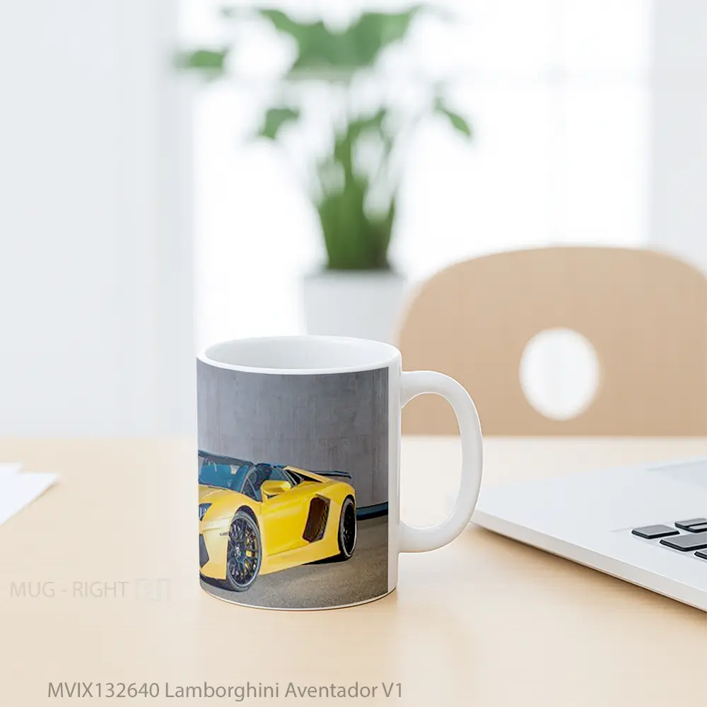 Mug Lamborghini Aventador V1 Cangkir Mobil - All-side / Desain