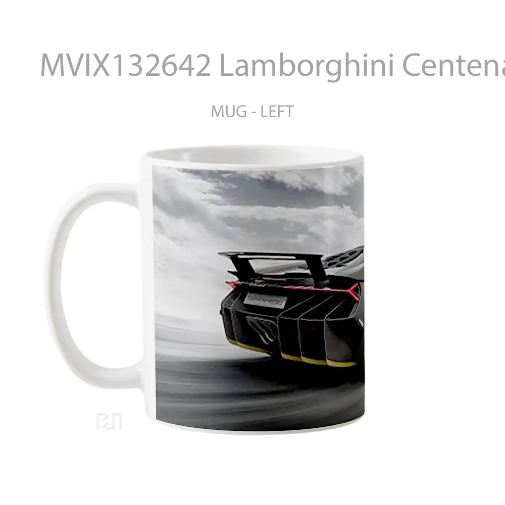 Mug Lamborghini Centenario V1 Cangkir Mobil - All-side / Desain