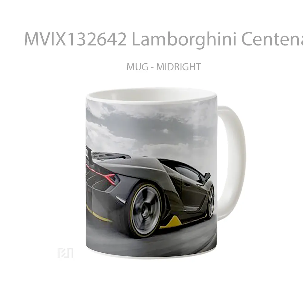 Mug Lamborghini Centenario V1 Cangkir Mobil - All-side / Desain