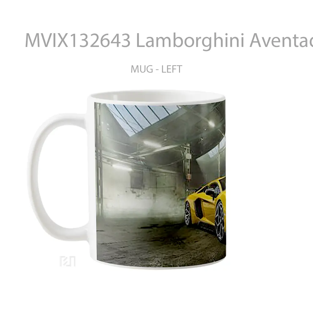 Mug Lamborghini Aventador Lp 750 4 V1 Cangkir Mobil - All-side / Desain