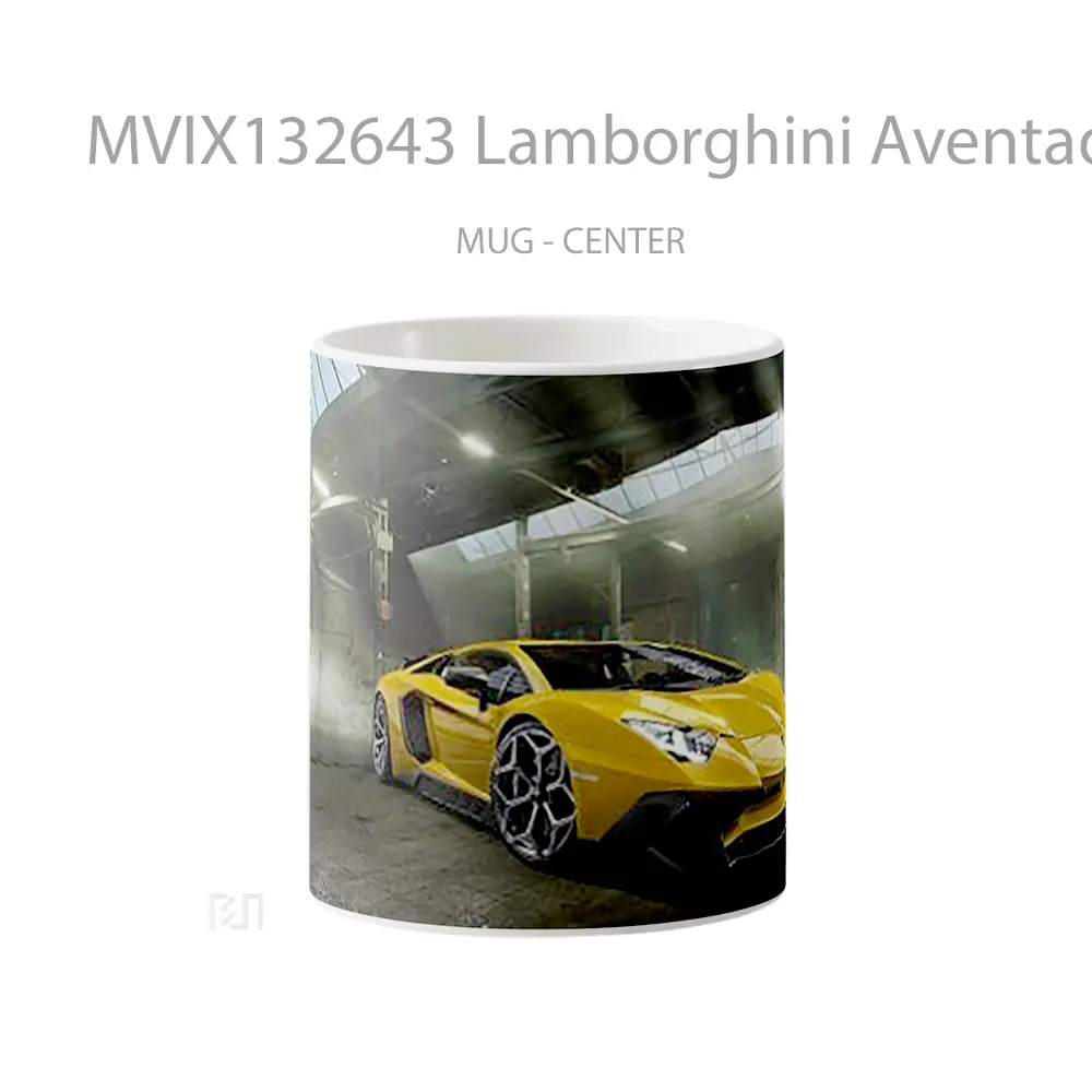 Mug Lamborghini Aventador Lp 750 4 V1 Cangkir Mobil