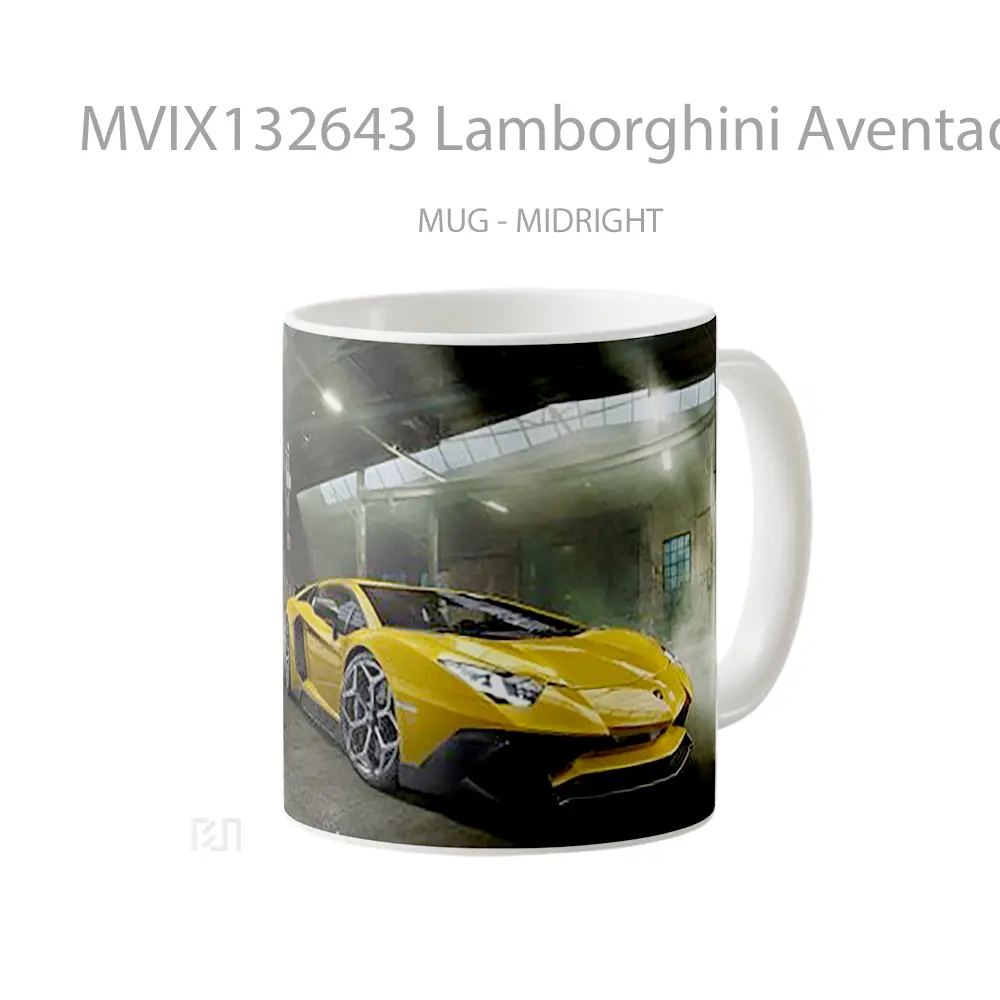 Mug Lamborghini Aventador Lp 750 4 V1 Cangkir Mobil - All-side / Desain