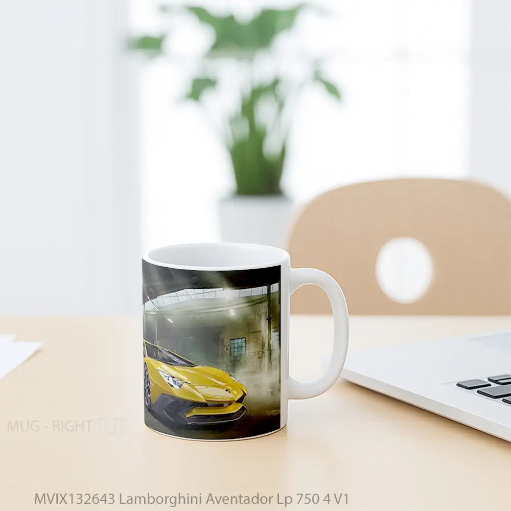 Mug Lamborghini Aventador Lp 750 4 V1 Cangkir Mobil - All-side / Desain