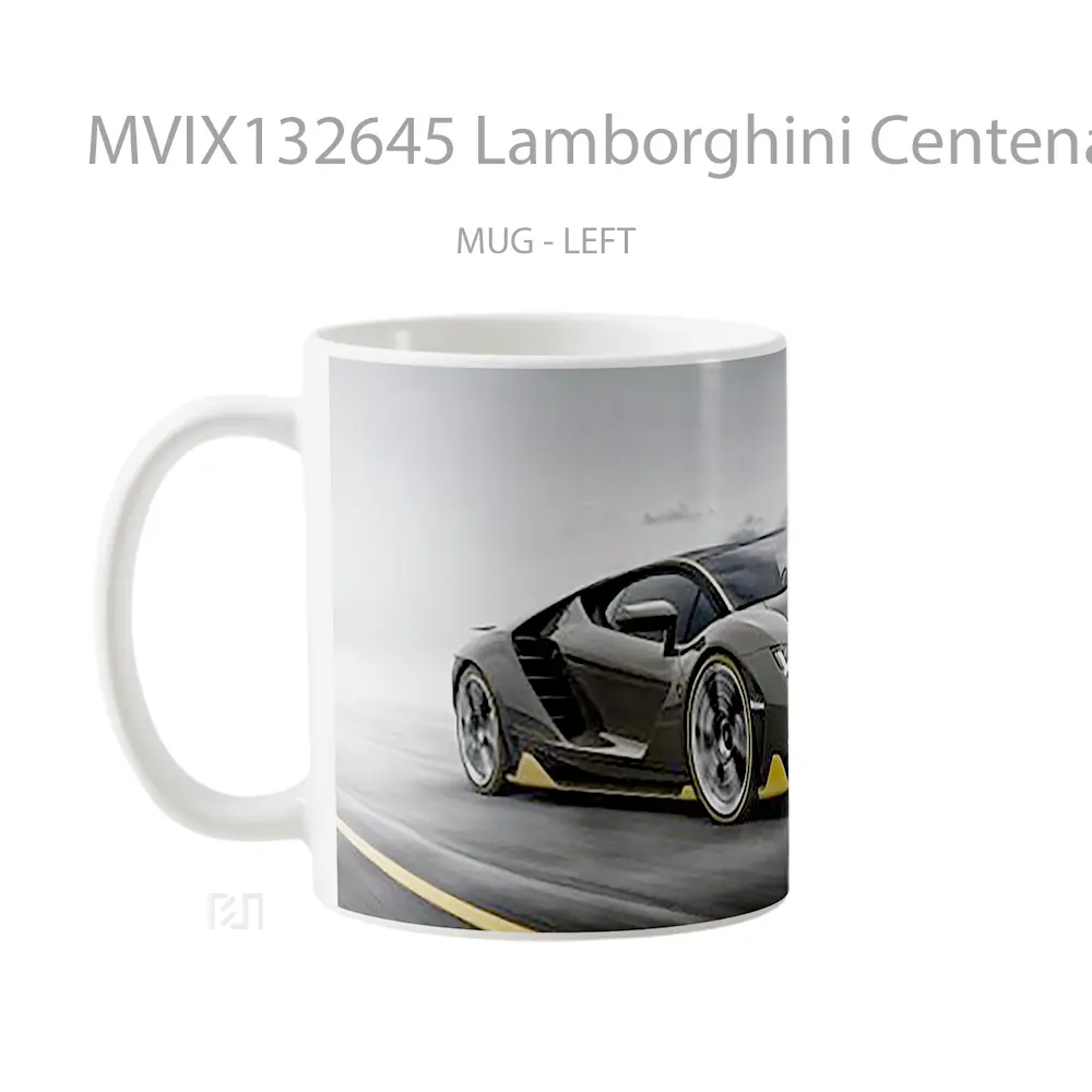 Mug Lamborghini Centenario V2 Cangkir Mobil - All-side / Desain