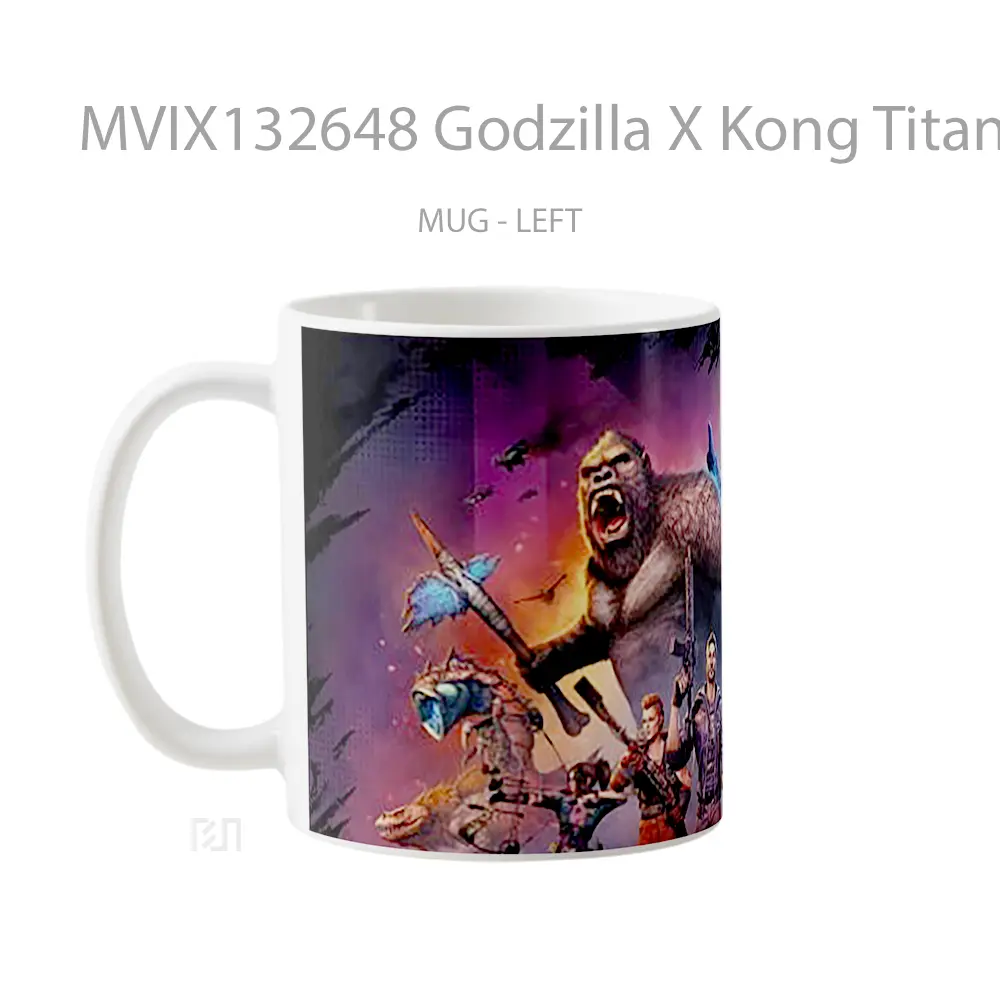 Mug Godzilla X Kong Titan Chasers Game Cangkir Gamer - All-side / Desain
