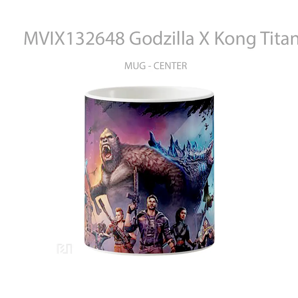 Mug Godzilla X Kong Titan Chasers Game Cangkir Gamer