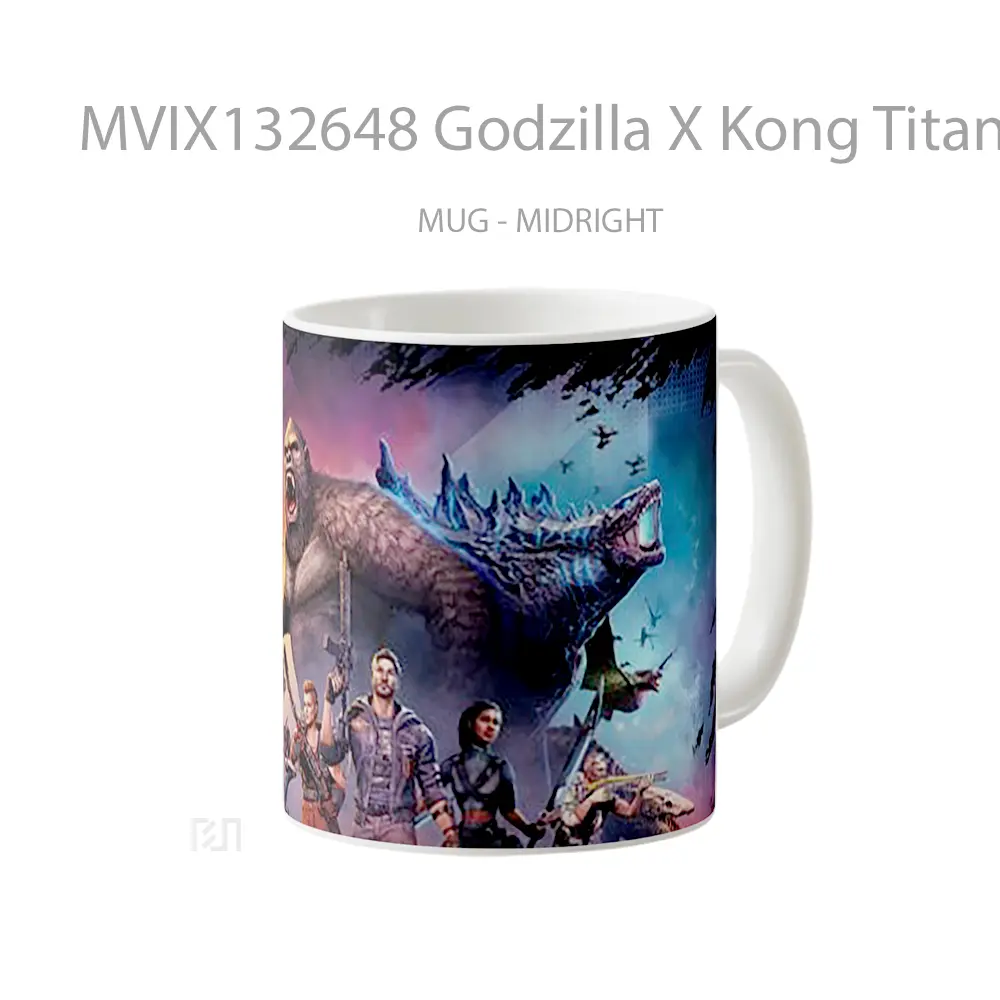 Mug Godzilla X Kong Titan Chasers Game Cangkir Gamer - All-side / Desain