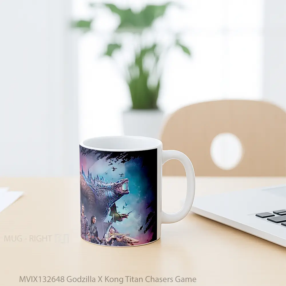 Mug Godzilla X Kong Titan Chasers Game Cangkir Gamer - All-side / Desain