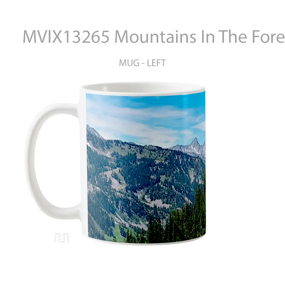 Mug Mountains In The Forest V1 Gelas Pemandangan Alam - All-side / Desain