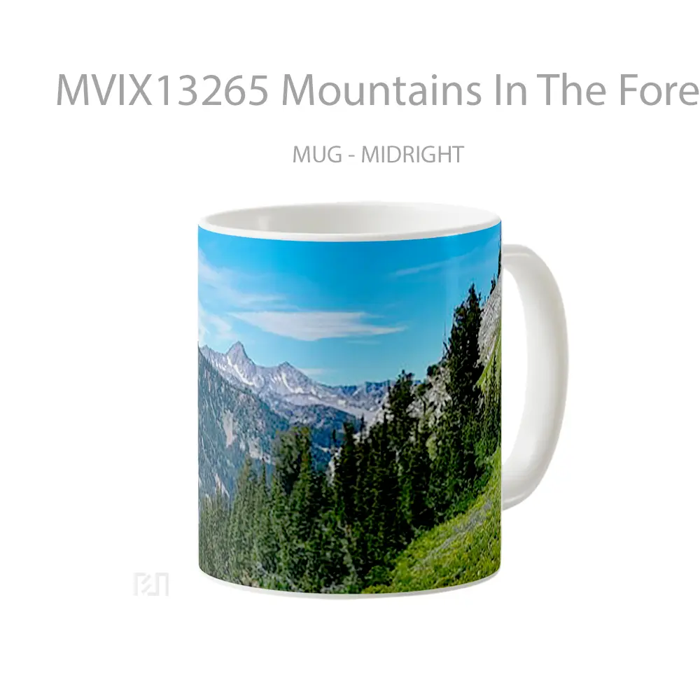 Mug Mountains In The Forest V1 Gelas Pemandangan Alam - All-side / Desain