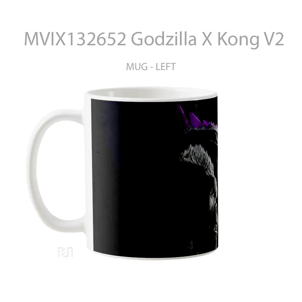 Mug Godzilla X Kong V2 Gelas Keramik Unik - All-side / Desain