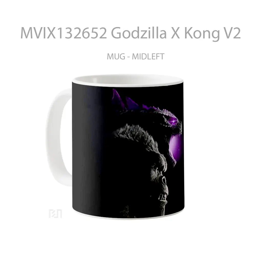 Mug Godzilla X Kong V2 Gelas Keramik Unik - All-side / Desain