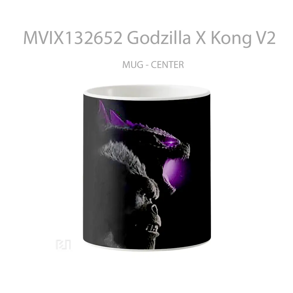 Mug Godzilla X Kong V2 Gelas Keramik Unik