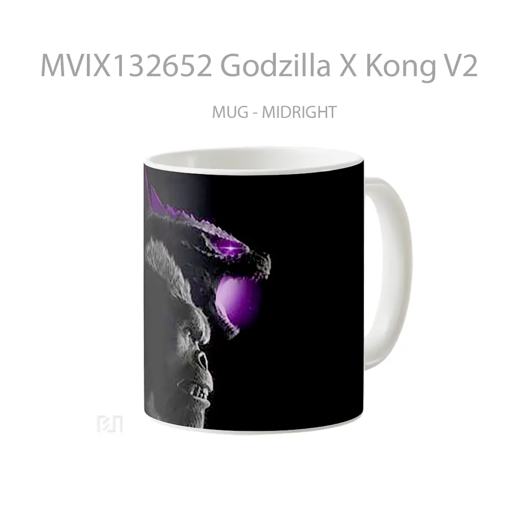 Mug Godzilla X Kong V2 Gelas Keramik Unik - All-side / Desain