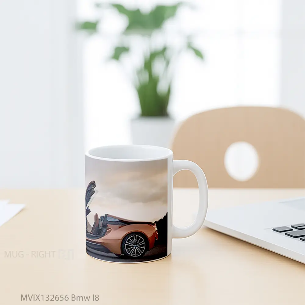 Mug Bmw I8 Cangkir Mobil - All-side / Desain