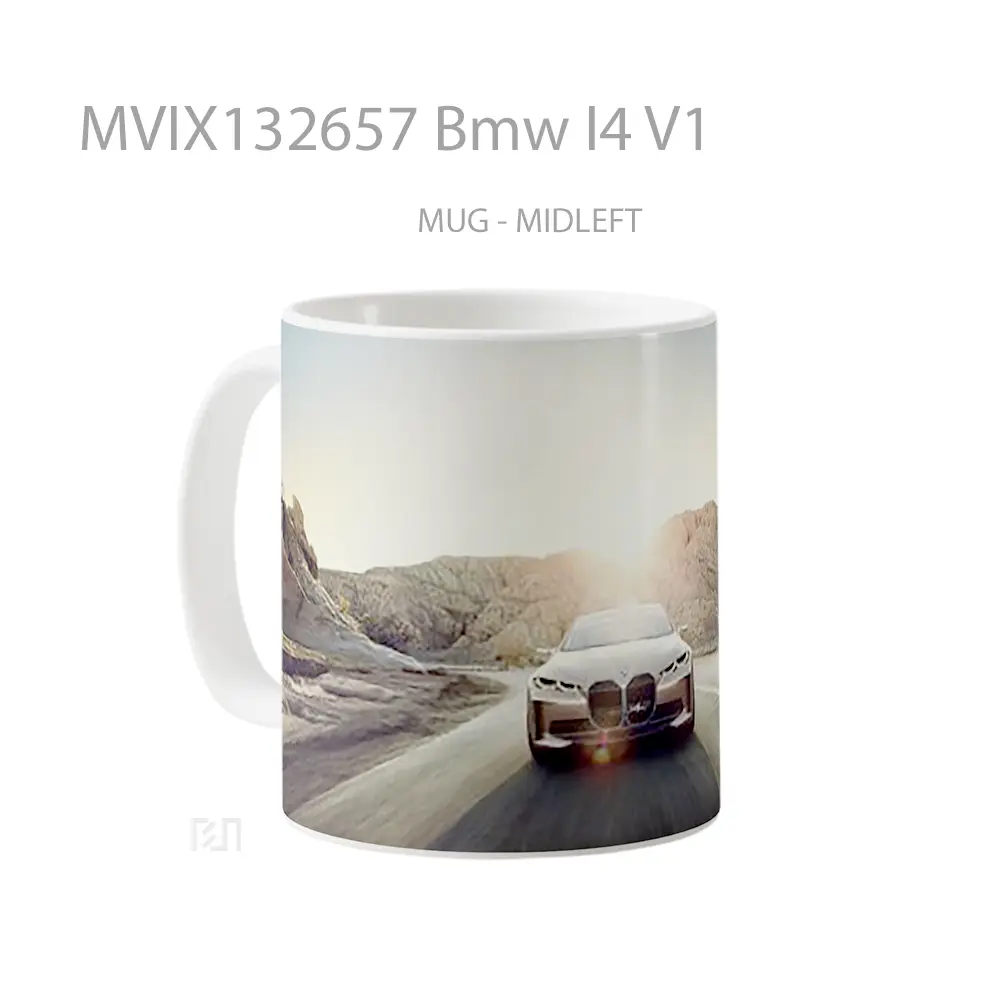 Mug Bmw I4 V1 Cangkir Mobil - All-side / Desain