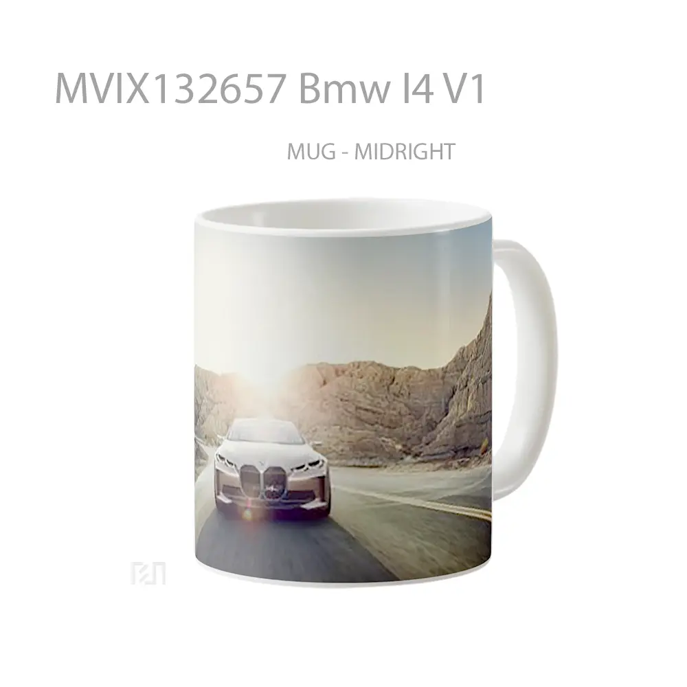 Mug Bmw I4 V1 Cangkir Mobil - All-side / Desain
