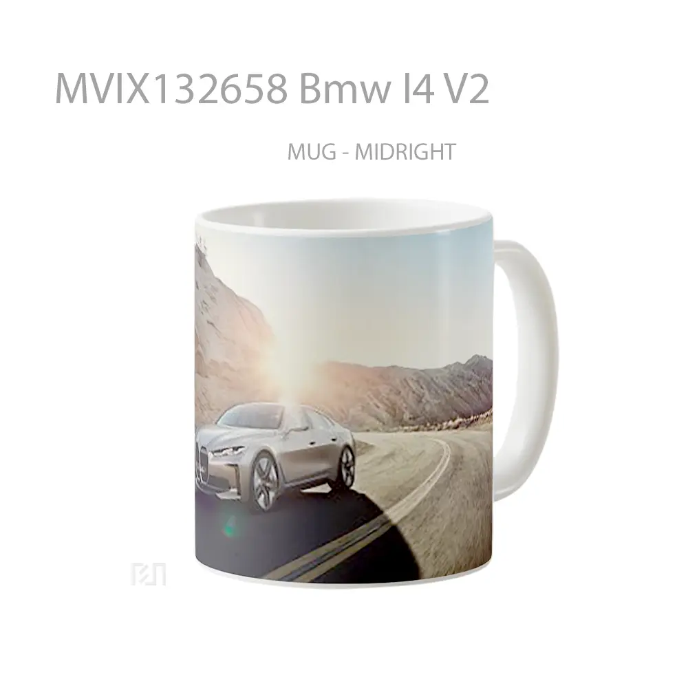 Mug Bmw I4 V2 Cangkir Mobil - All-side / Desain