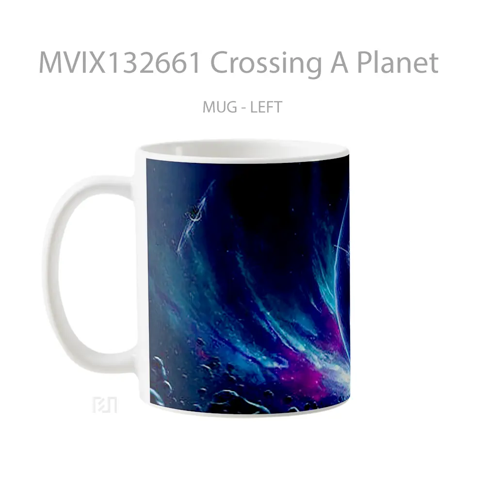 Mug Crossing A Planet Gelas Astronomi - All-side / Desain