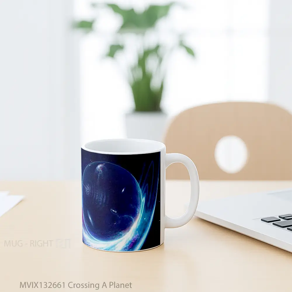 Mug Crossing A Planet Gelas Astronomi - All-side / Desain