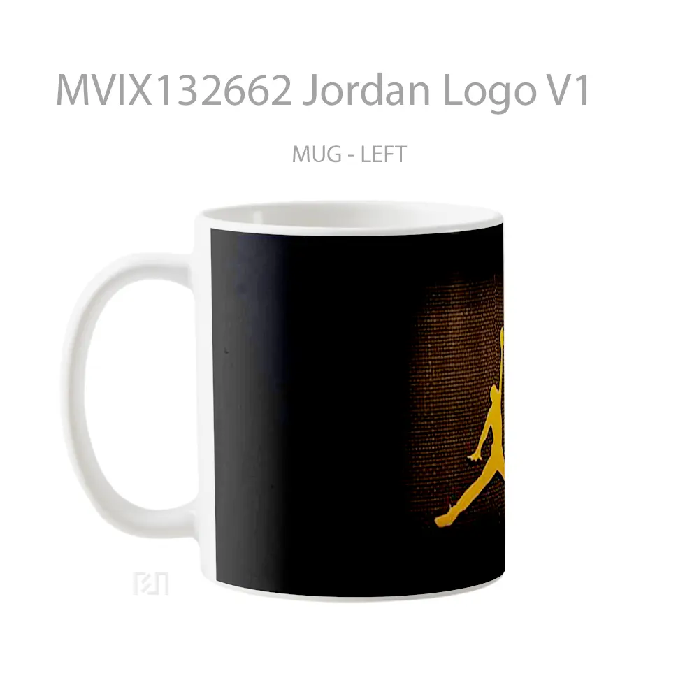 Mug Jordan Logo V1 Gelas Keramik Unik - All-side / Desain