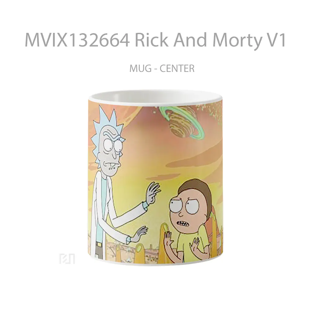 Mug Rick And Morty V1 Gelas Kartun