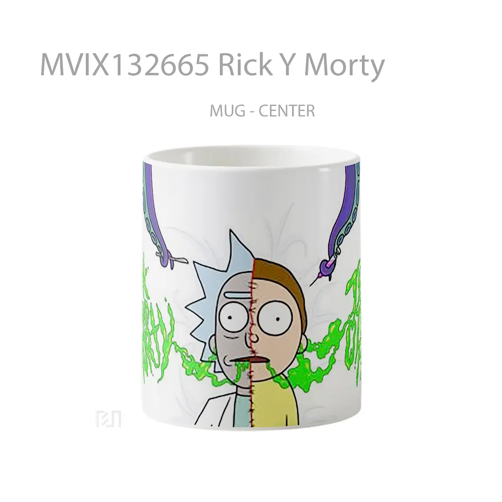 Mug Rick Y Morty Gelas Keramik Unik