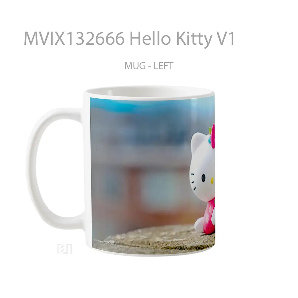 Mug Hello Kitty V1 Gelas Keramik Unik - All-side / Desain