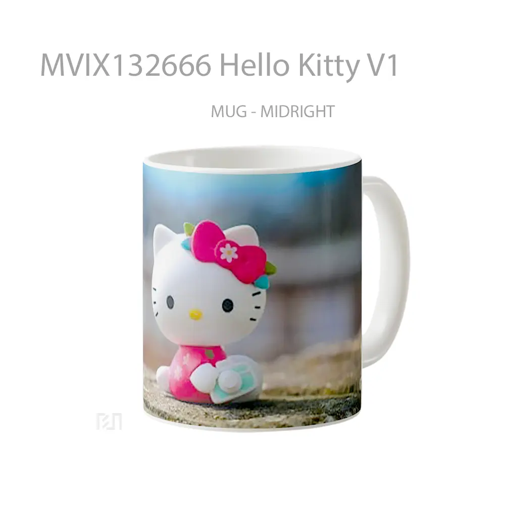 Mug Hello Kitty V1 Gelas Keramik Unik - All-side / Desain