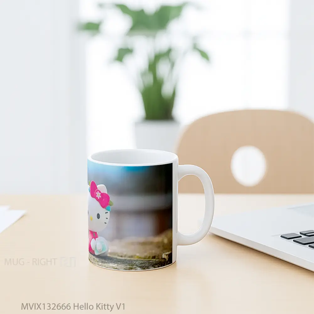 Mug Hello Kitty V1 Gelas Keramik Unik - All-side / Desain