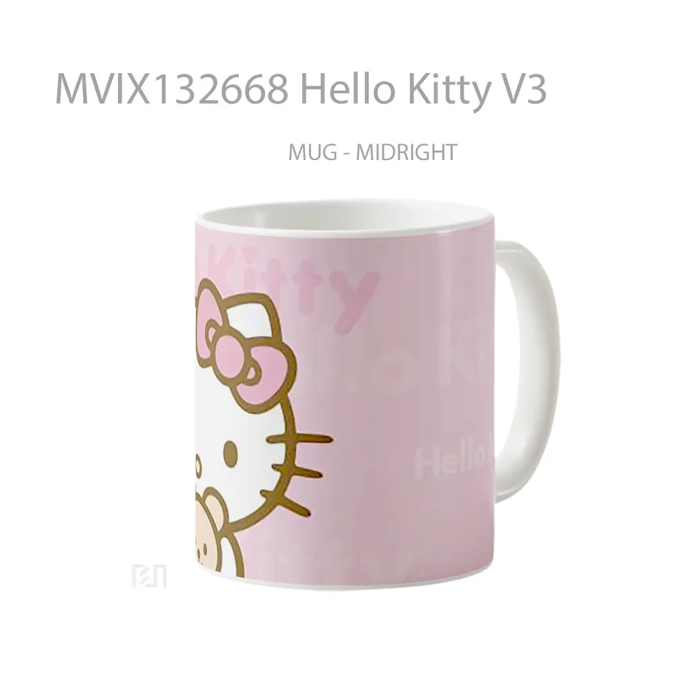 Mug Hello Kitty V3 Gelas Keramik Unik - All-side / Desain