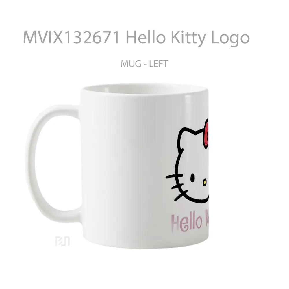 Mug Hello Kitty Logo Gelas Keramik Unik - All-side / Desain