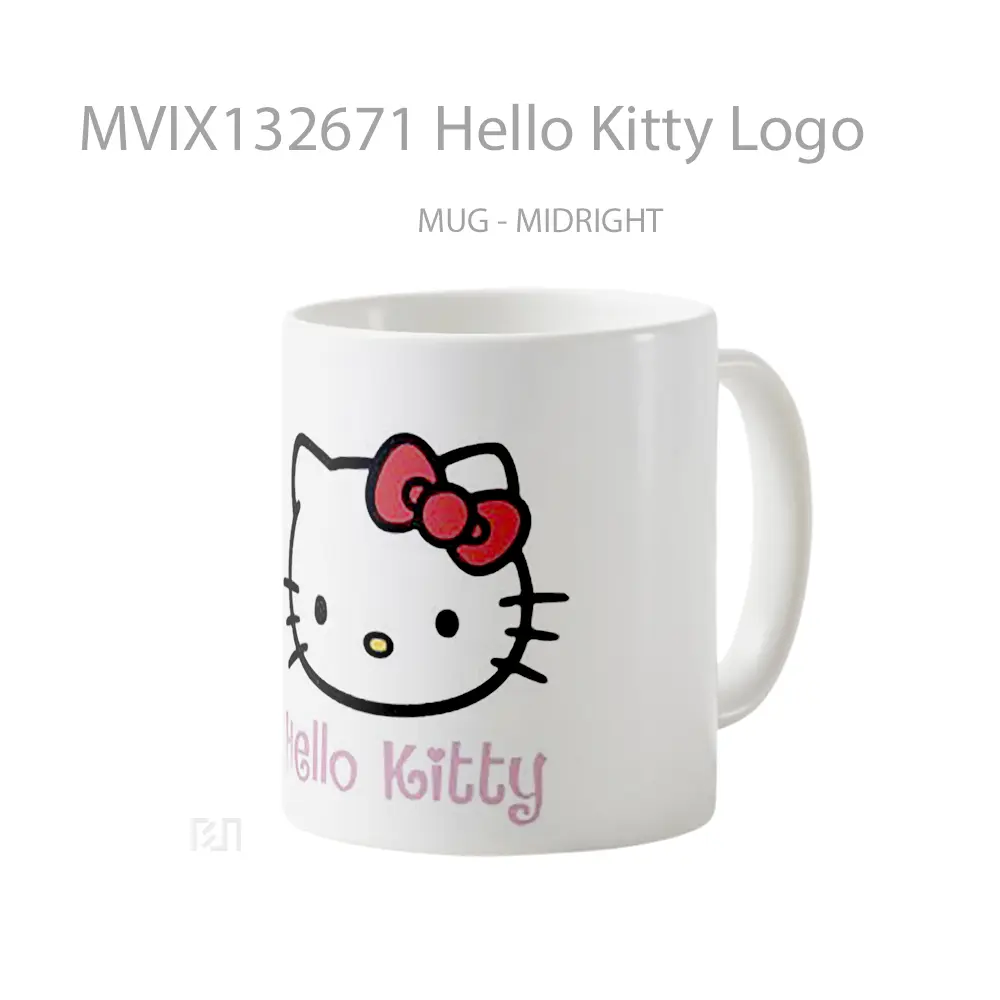 Mug Hello Kitty Logo Gelas Keramik Unik - All-side / Desain