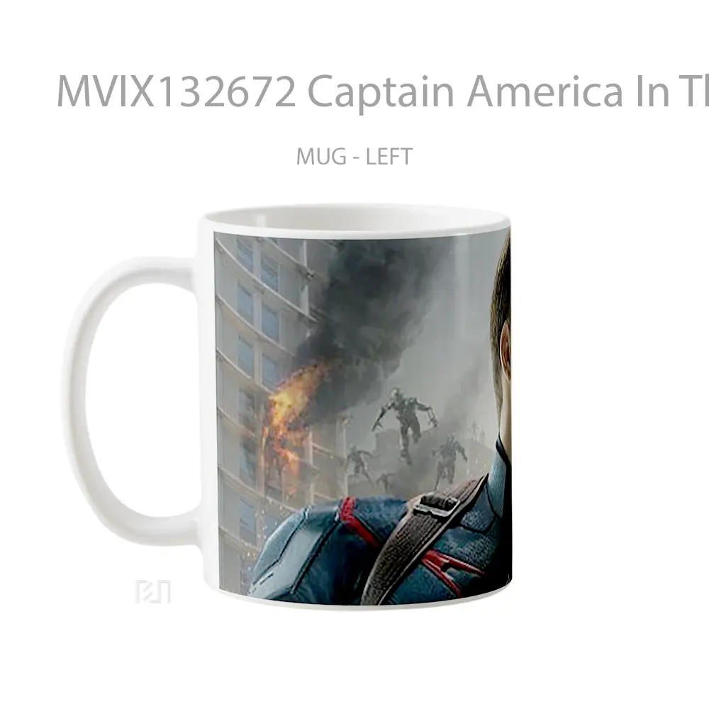 Mug Captain America In The Avengers Era De Ultron Gelas Superhero - All-side / Desain