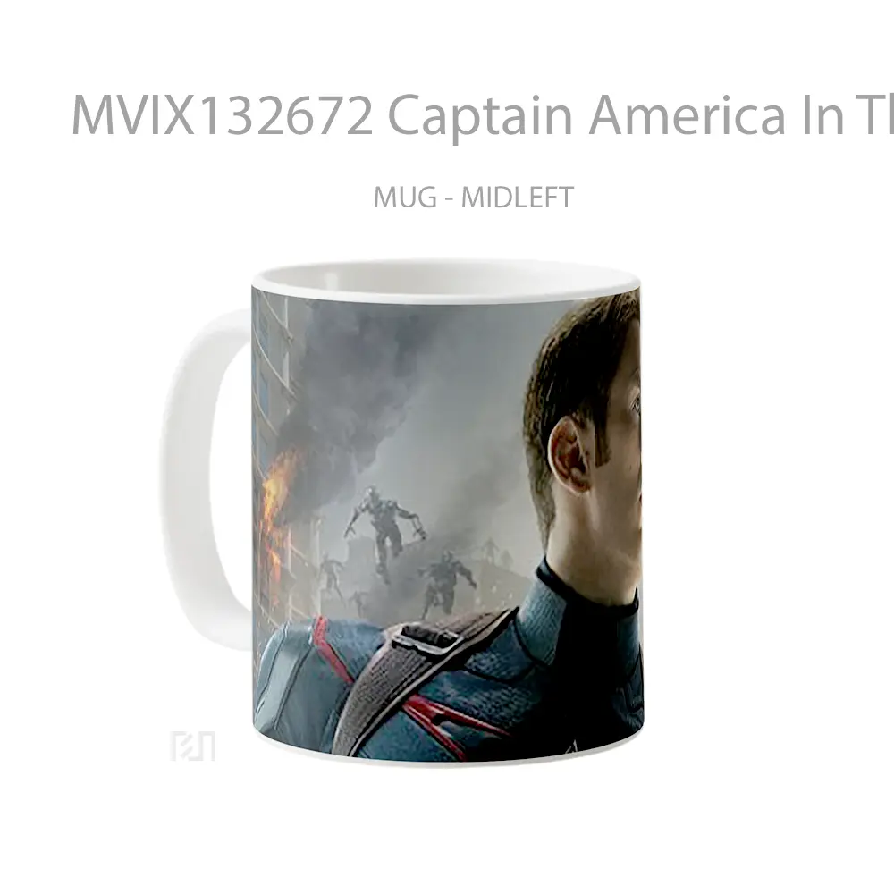 Mug Captain America In The Avengers Era De Ultron Gelas Superhero - All-side / Desain