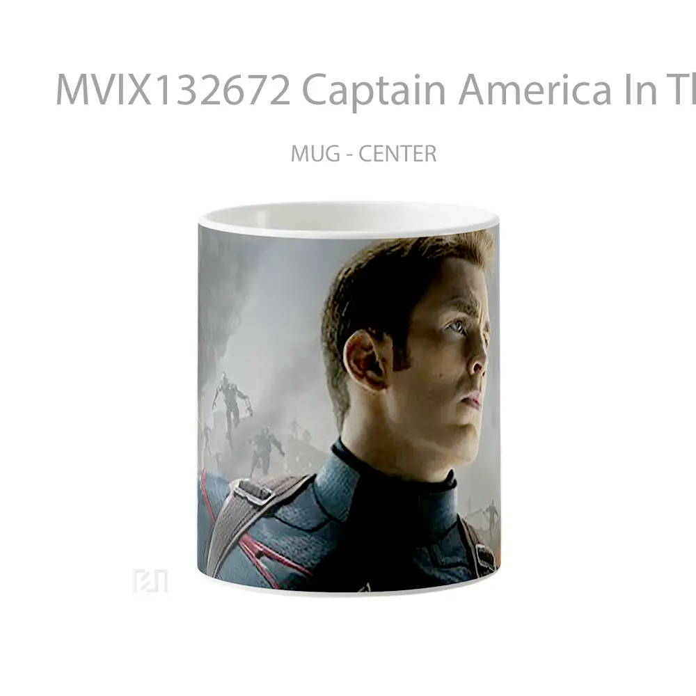 Mug Captain America In The Avengers Era De Ultron Gelas Superhero