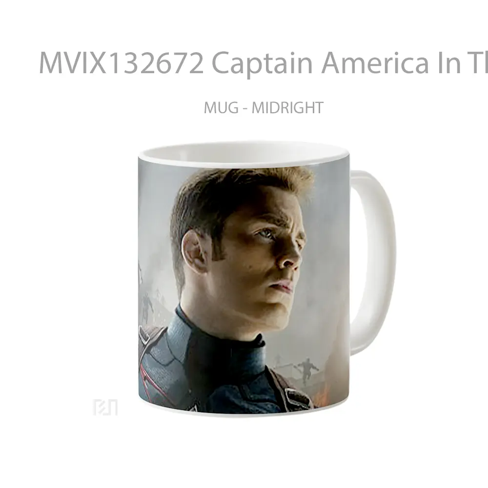 Mug Captain America In The Avengers Era De Ultron Gelas Superhero - All-side / Desain