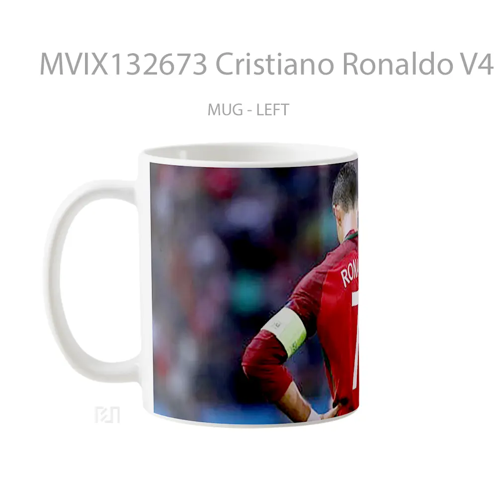 Mug Cristiano Ronaldo V4 Gelas Keramik Unik - All-side / Desain