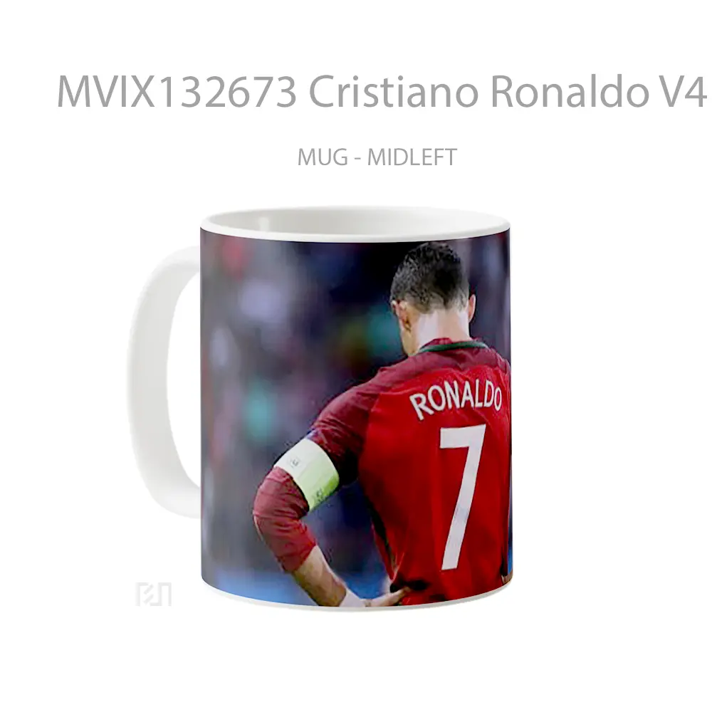 Mug Cristiano Ronaldo V4 Gelas Keramik Unik - All-side / Desain