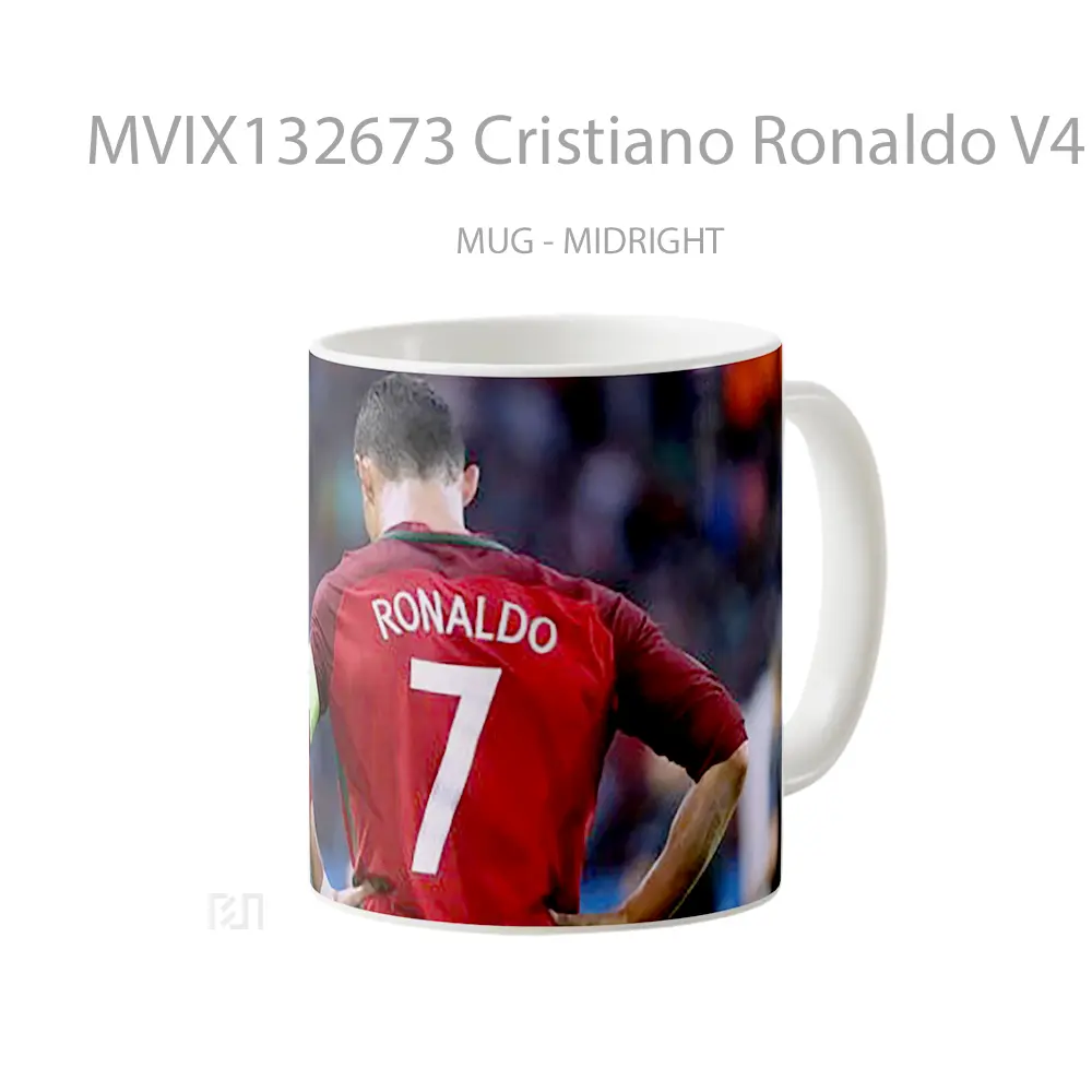 Mug Cristiano Ronaldo V4 Gelas Keramik Unik - All-side / Desain