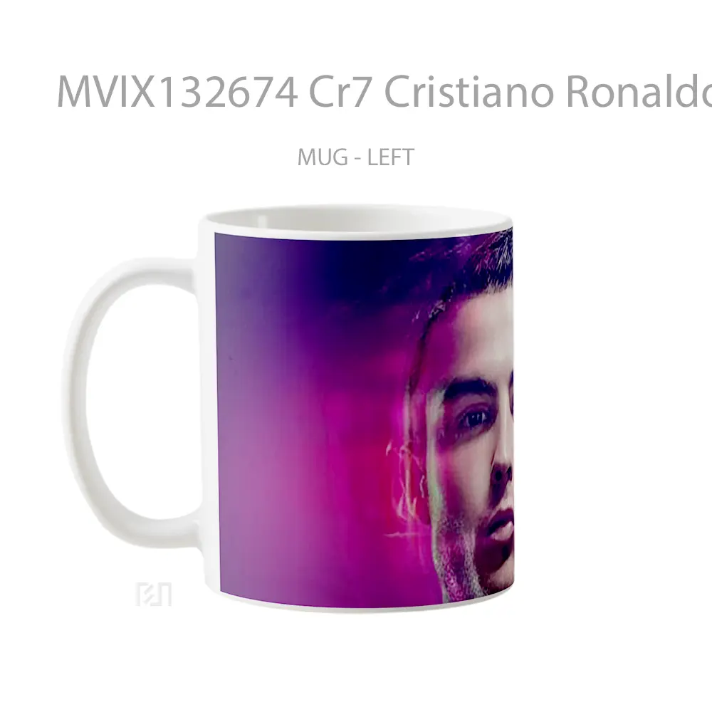 Mug Cr7 Cristiano Ronaldo Gelas Keramik Unik - All-side / Desain