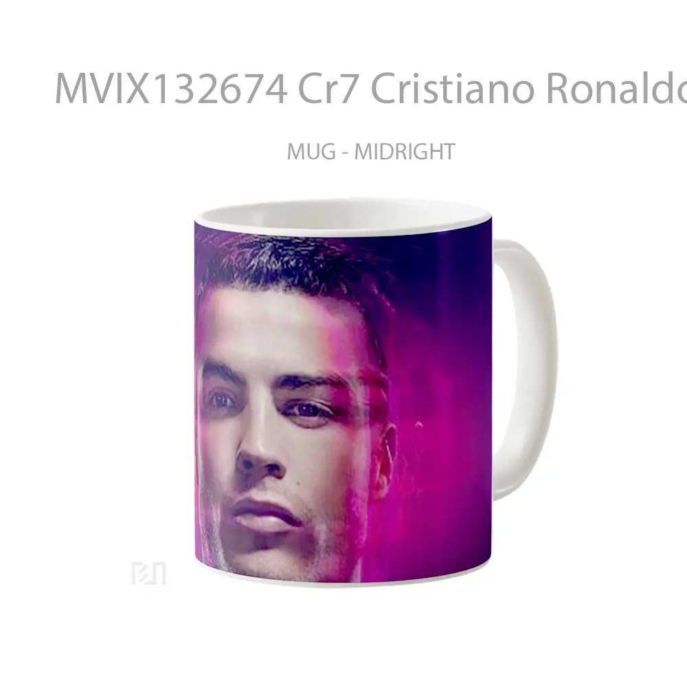Mug Cr7 Cristiano Ronaldo Gelas Keramik Unik - All-side / Desain