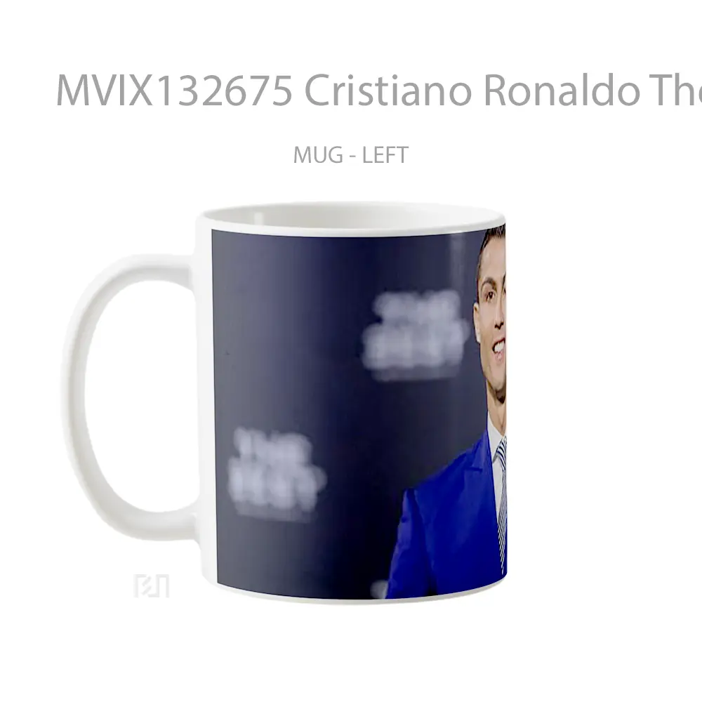 Mug Cristiano Ronaldo The Best Gelas Keramik Unik - All-side / Desain