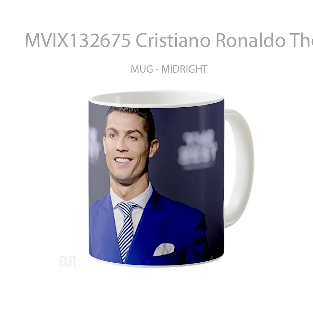Mug Cristiano Ronaldo The Best Gelas Keramik Unik - All-side / Desain