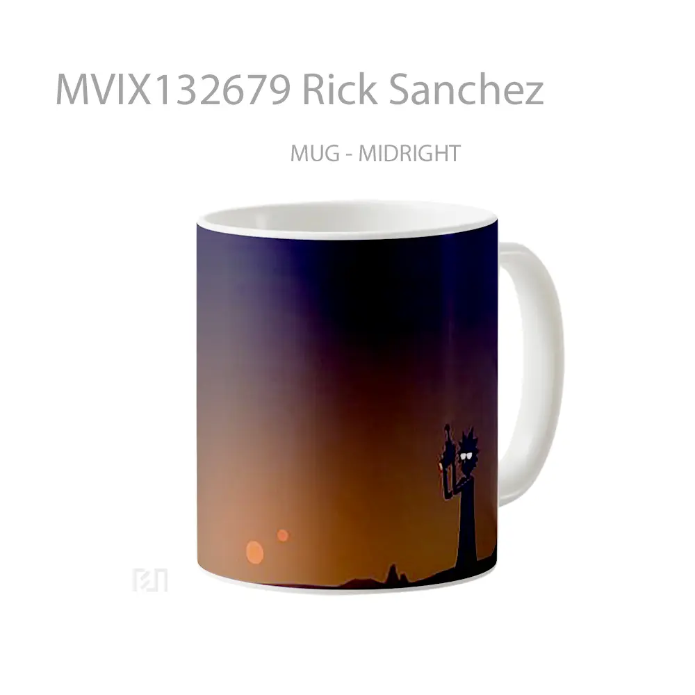 Mug Rick Sanchez Gelas Keramik Unik - All-side / Desain